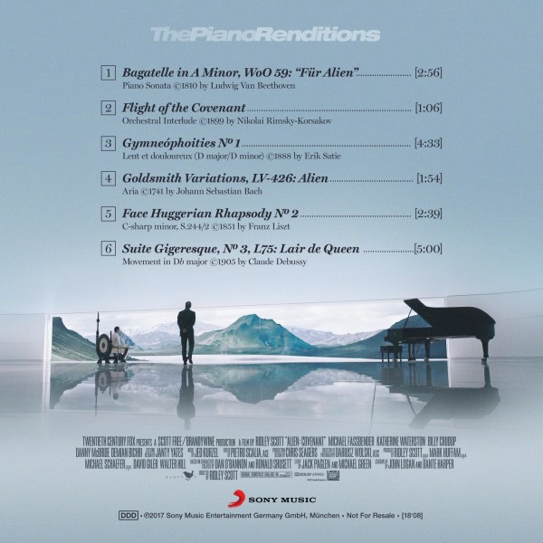 Alien: Covenant (The Piano Renditions) (Back) – HQCovers