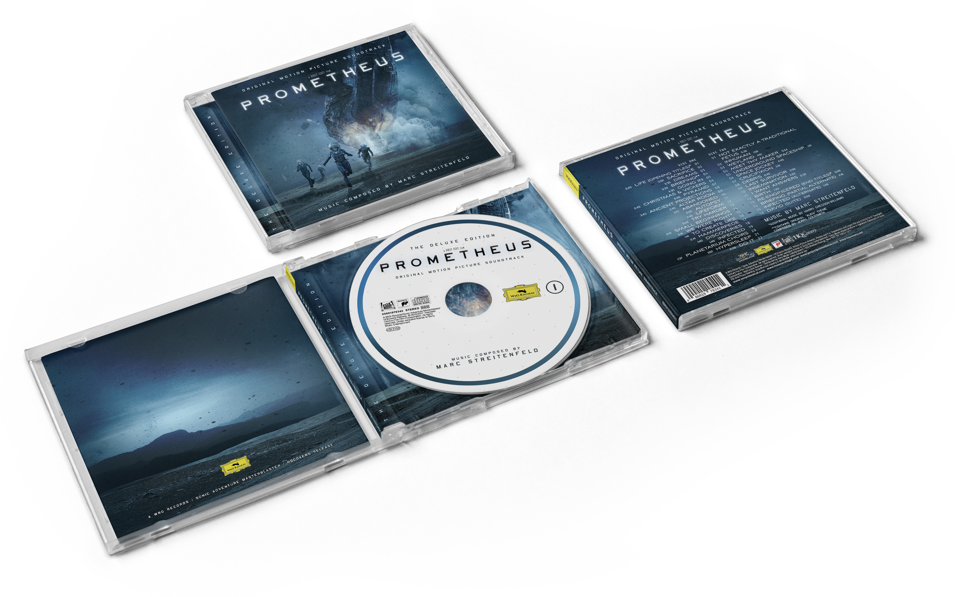 Prometheus (Deluxe Edition)” by Marc Streitenfeld, Harry Gregson